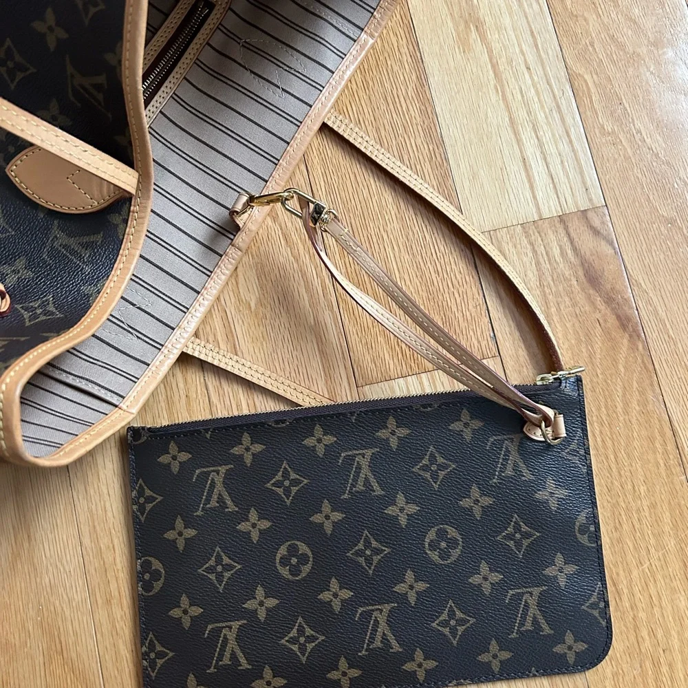 Louis Vuitton neverful Never full MM Dark Brown Monogram Tote - Picture 5 of 11